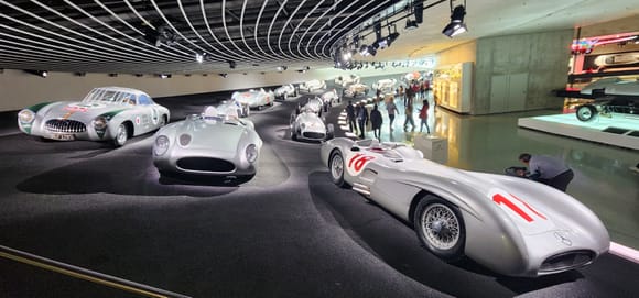 Mercedes Museum: Classic Race cars