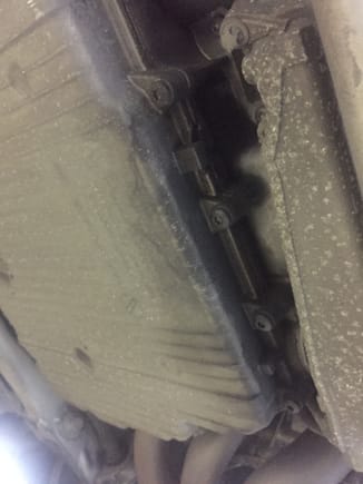 Hi guys, just looking to buy a 2013 S with 30.000 miles on it, after looking under the car I noticed that this area has a lot of “gunk”...it’s just under the engine area...anything to worry about? Thanks 