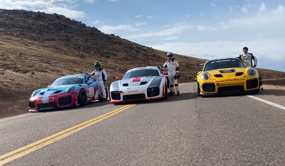 A couple of the vehicles we're helping support. #000 David Donner in the 2019 GT2 RS Clubsport, #11 Jeff Zwart in the 2019 935, and #911 David Donohue in the 2019 GT2 RS Clubsport