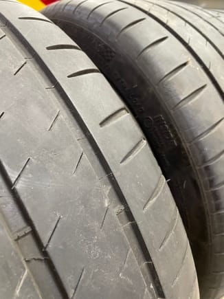 Inner edge rear tire #1