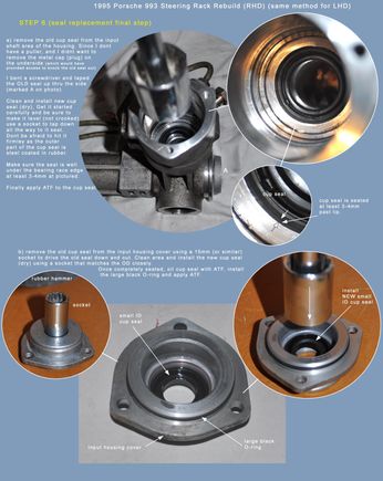 993 DIY steering rack rebuild STEP 6
