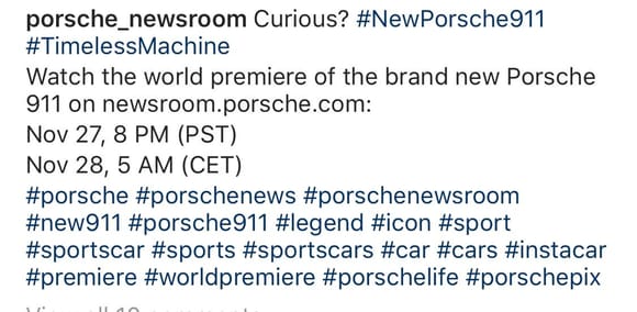 So it appears we’ll be able to watch the premiere at Porsche’s newsroom site.....