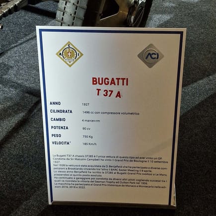 34 - Bugatti T37 A