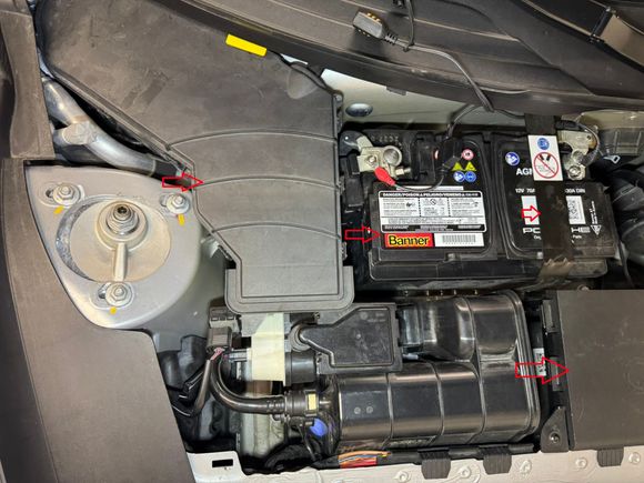 Remove the parts with the red arrows.