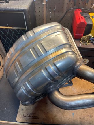 Factory 997.1 S, non-valved muffler, pre-modification 