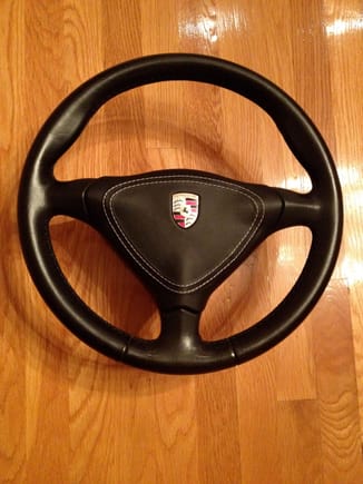 Three spoke wheel with leather airbag form Dallas Custom Steering Wheel