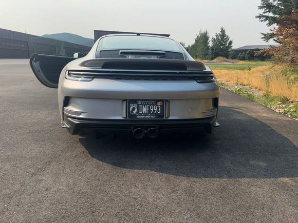 GT3 OEM Ducktail color matched GT Silver