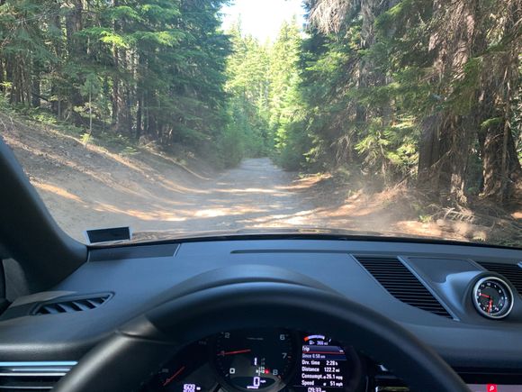 Typical of Forest Service roads in Washington State.  You don't need a Land Rover for this stuff, but you do need some ground clearance and AWD.