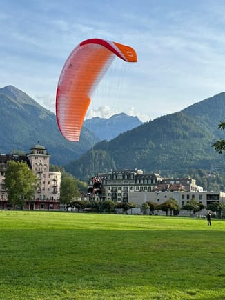 paragliders are apparently a thing in Interlaken