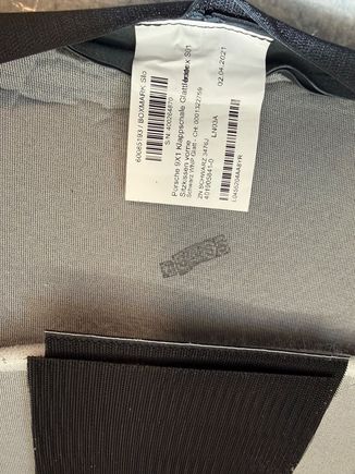 OEM Porsche cushion cover in leather