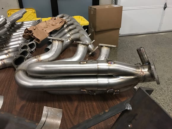 Dundon GT4 Race Headers Production (not wiped down)