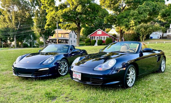 Old and new (to me).  Son now driving the 986.