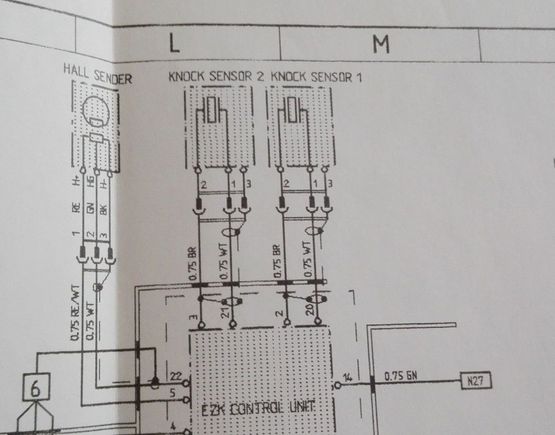 knock sensor wiring