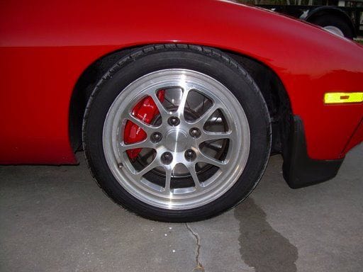 GTS rotors and calipers up front...able to send the unsuspecting driver through the windshield.