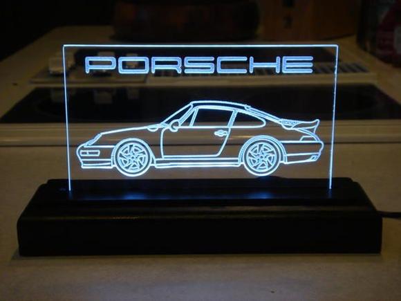 993TT on a black base