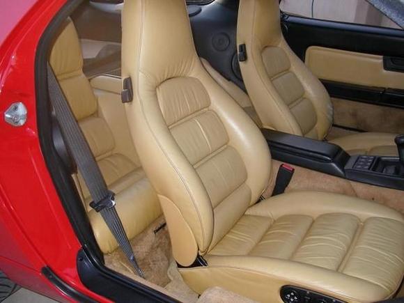 passenger side front seat into rear