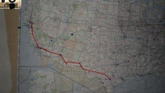 Drove the old girl all the from San Fransico back home to San Antonio, Tx