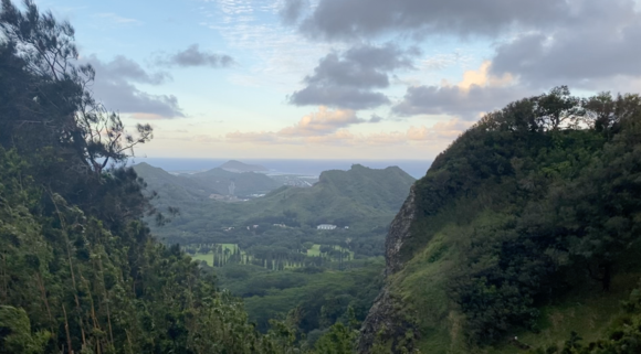 Pali lookout view