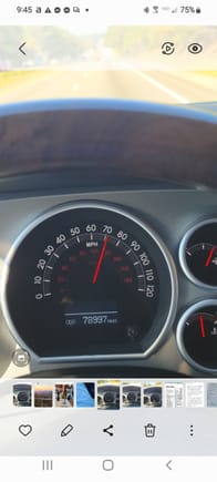Odometer shot in my 2012 Tundra on the way to N.C. yesterday. 