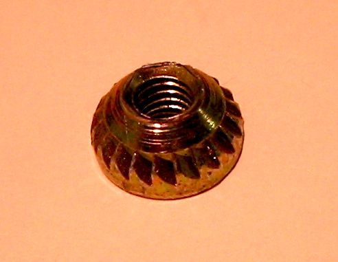 One of two security nuts.