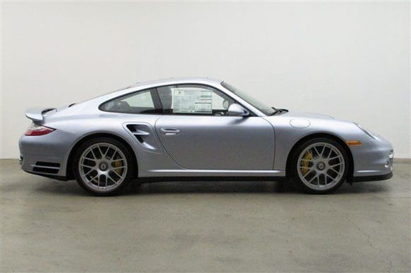 Only POLAR silver 997 Turbo S made