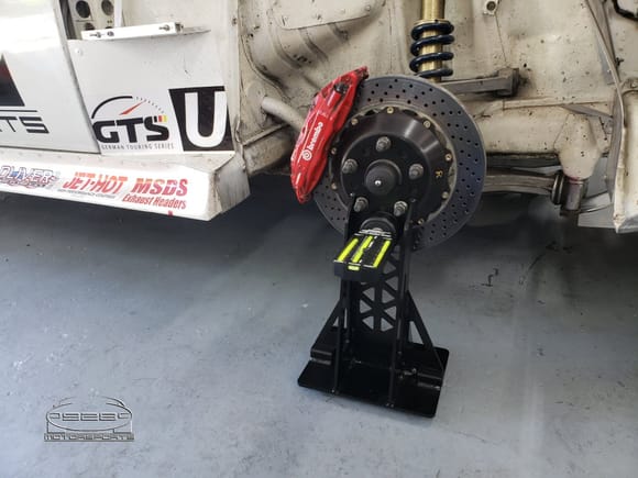 We have a rocker attachment that fits under the pad so you can make your camber adjustments if you like. 