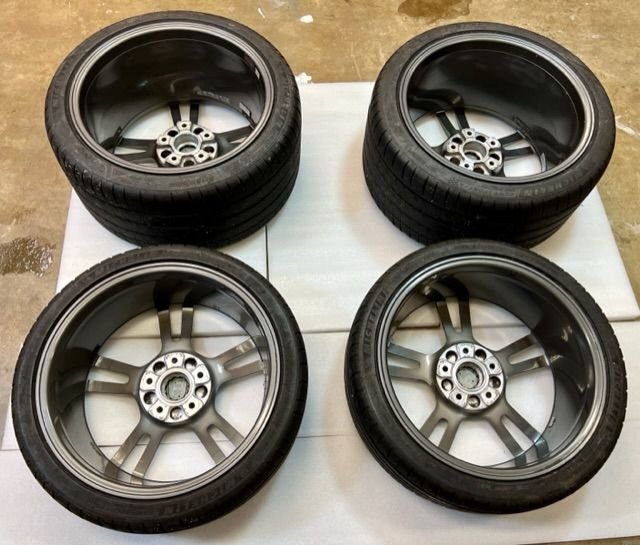 Wheels and Tires/Axles - Rare Porsche OEM 997 Turbo II wheels, Center caps, Michelin PS4S tires & TPMS - Used - 1999 to 2023 Porsche 911 - Arlington, VA 22207, United States