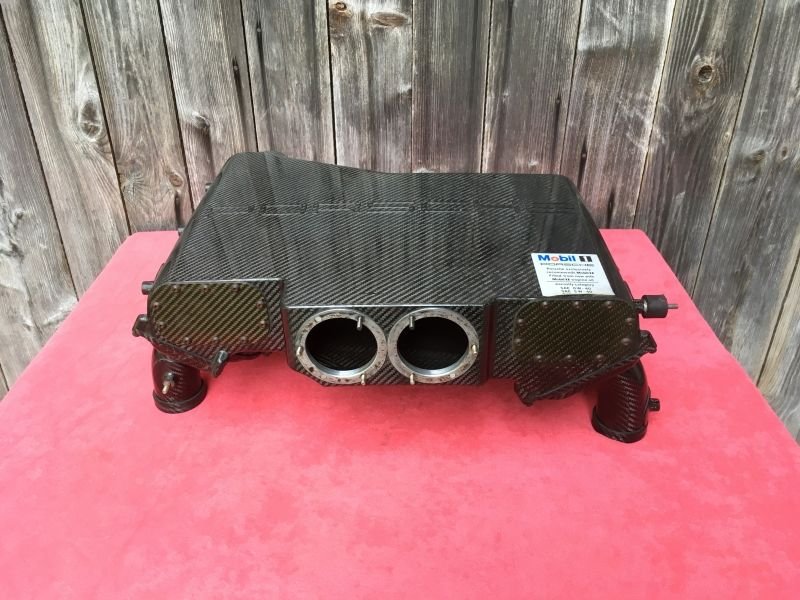 FS Porsche 996 GT3RS carbon fibre plenum / intake manifold (double