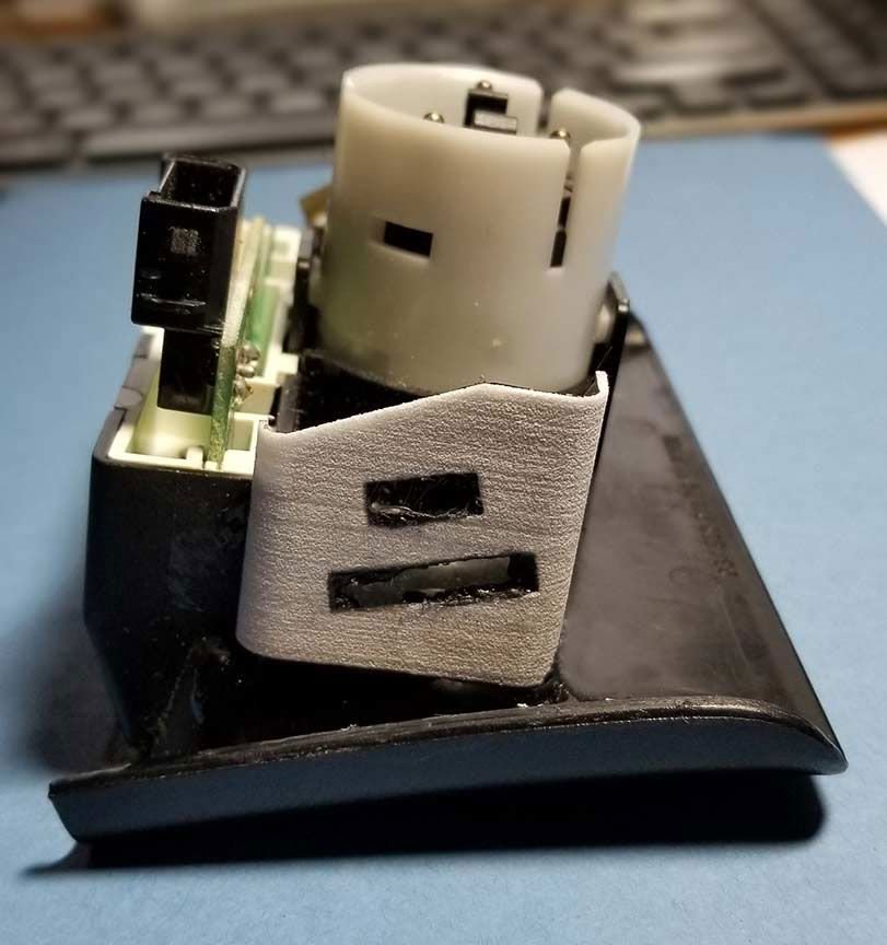 Repair Those Broken Tabs On Switch Plate Cover Rennlist Porsche
