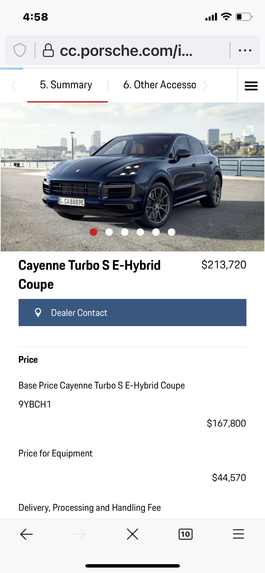 2021 Porsche Cayenne - 2021 Cayenne Turbo SE Hybrid Coupe - New or Used - 8 cyl - AWD - Automatic - SUV - Blue - San Francisco, CA 94115, United States