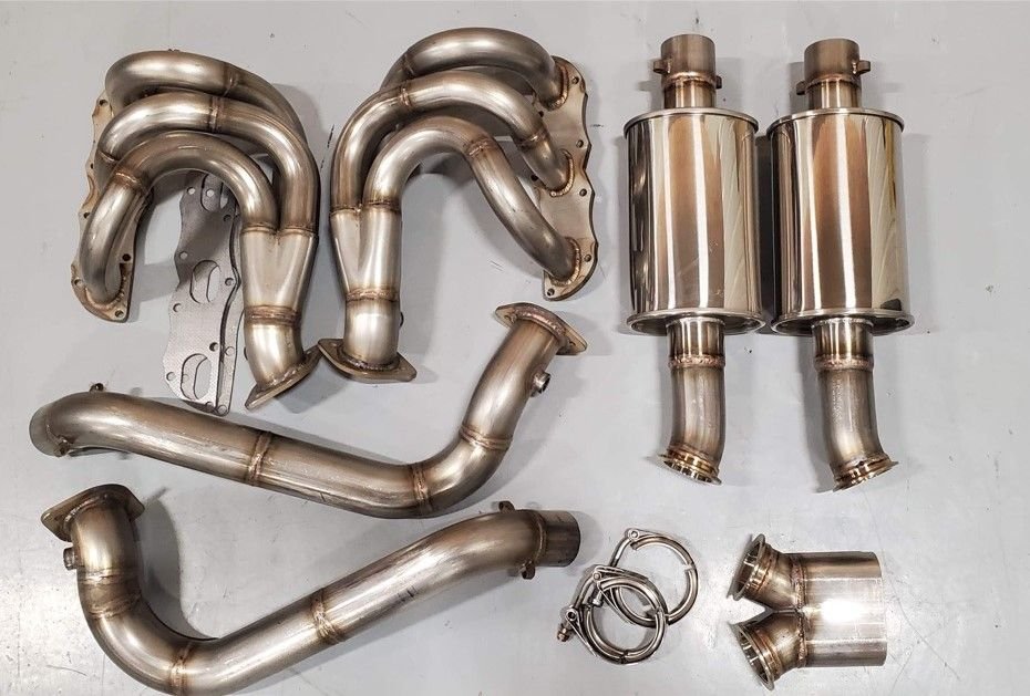 Engine - Exhaust - Custom American Made 981 Cayman 304 Stainless Steel Racing Exhaust System - New - 0  All Models - Naperville, IL 60563, United States