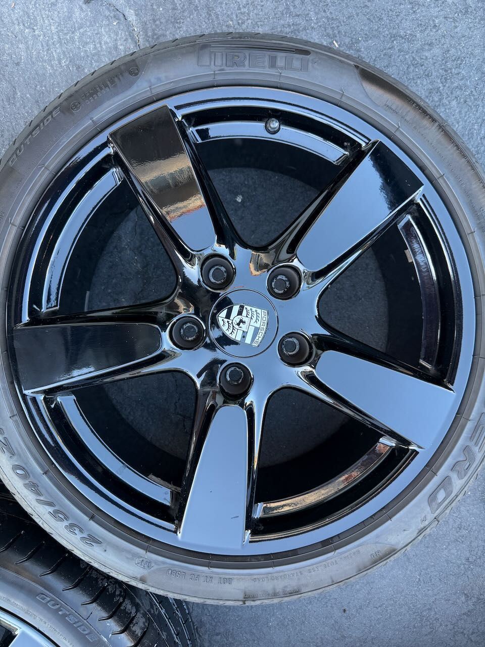 Wheels and Tires/Axles - 19" Factory OEM 981 Cayman S wheels Gloss Black - Used - Irvine, CA 92614, United States