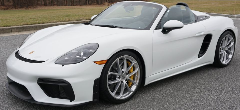 2022 Porsche 718 - TRADE your 991 Turbo S Coupe for my '22 718 Spyder!! - Used - VIN WP0CC2A87NS235236 - 3,500 Miles - 6 cyl - 2WD - Manual - Convertible - White - Baltimore, MD 21227, United States