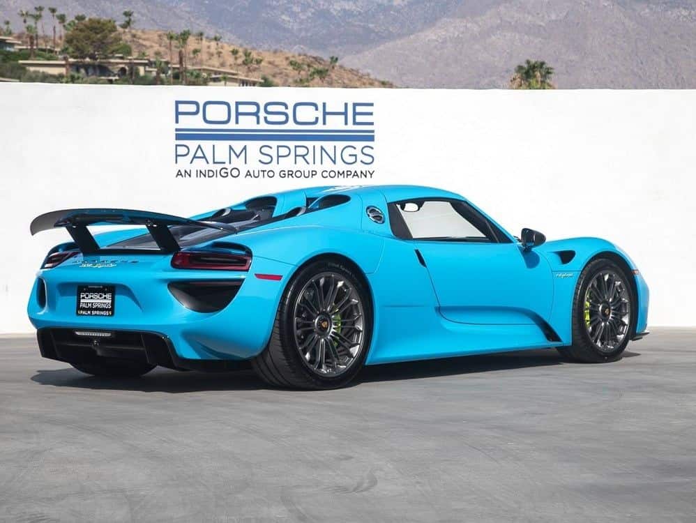 2015 Porsche 918 Spyder - 2015 Porsche 918 Spyder - Used - VIN WP0CA2A18FS800488 - 1,285 Miles - AWD - Blue - Palm Springs, CA 92262, United States