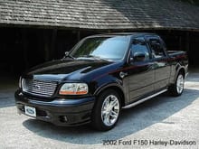 While Maybe Not Forgotton! Got to Post a Pic Of The 02 Harley F-150 Supercharged! Bought Ours New & Still Our Daily Driver!