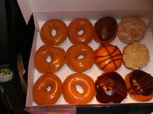 Our dozen Krispy Kreme