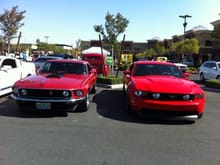Race Red - my 2011 GT with 1969 Mach1