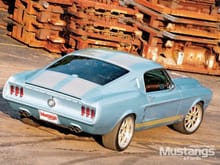 mdmp 0902 08 z 1967 flashback mustang classic design concept front view