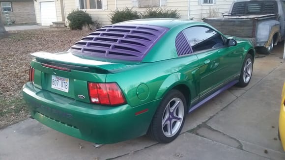 This is my 02 v6 electric green