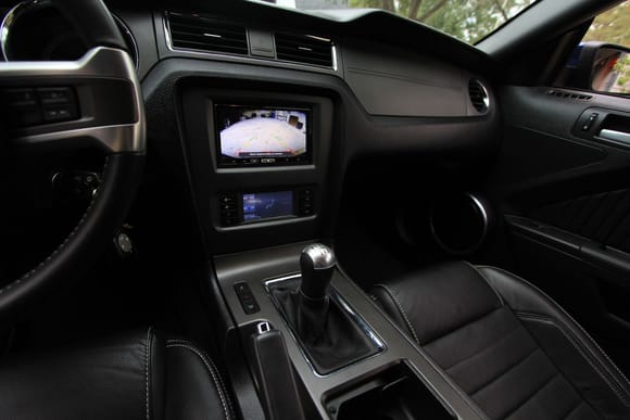 interior, reverse camera displayed.