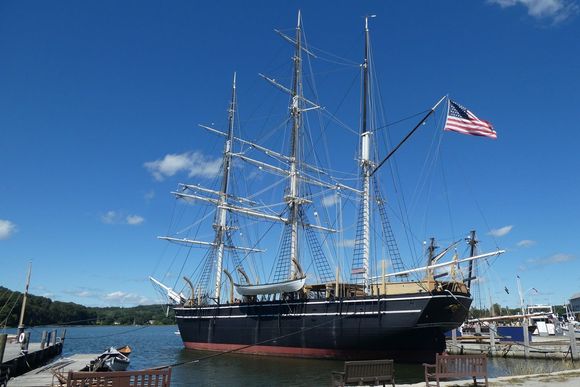 Charles Morgan whaling ship in Mystic CT
