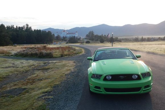 Mt Washington NH with Omni hotel in background