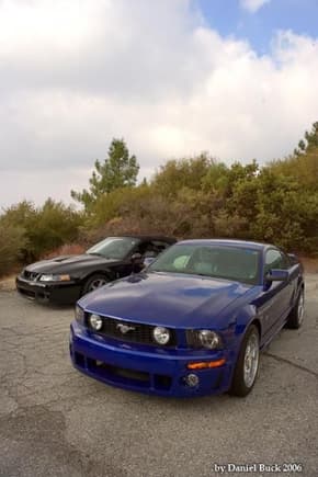 picture taken on a cruise with the Lost Angels Mustang Club in So Cal.