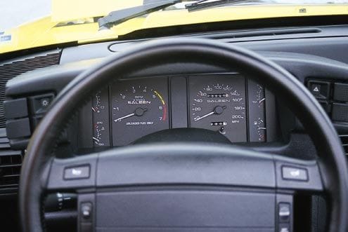 p86690 large 1993 ford mustang saleen sc gauges