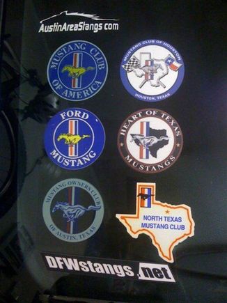 Mustang Club Affiliations