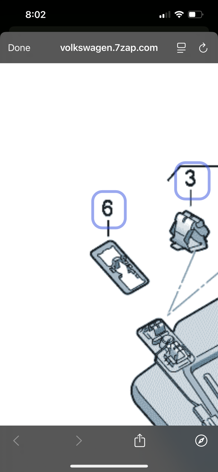 Can someone identify #6 for me in this diagram? Is it the �clamping plate�, and where can I find a replacement if needed? Thanks in advance.