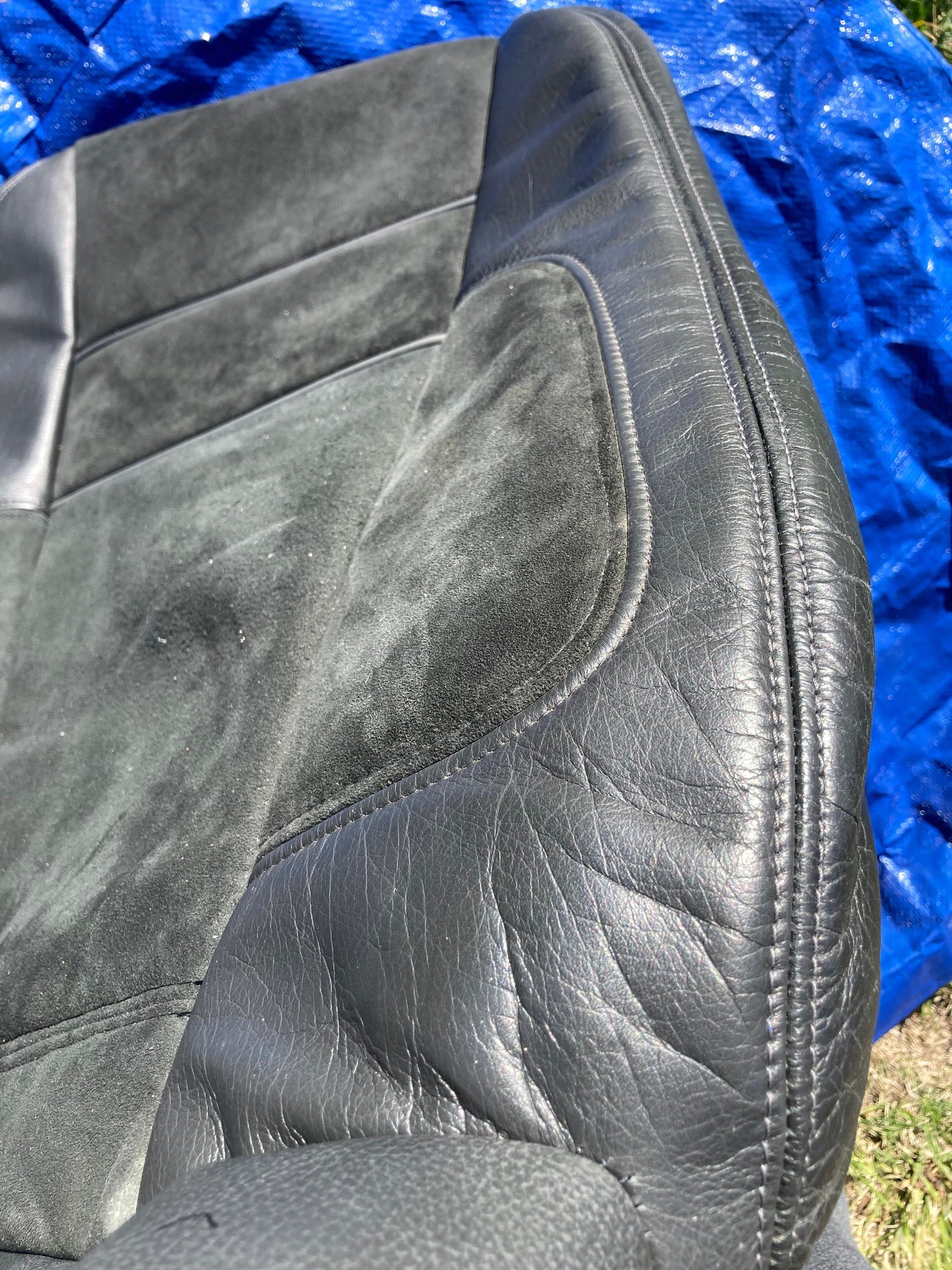 Interior/Upholstery - Volvo 850r original leather alcantara seat skins covers - Used - 1996 to 1997 Volvo 850 - Sacramento, CA 95831, United States
