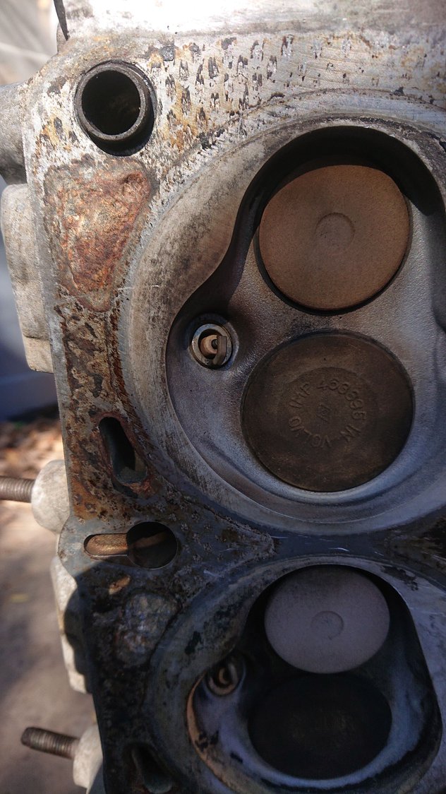 Help. Cylinder head. Corrosion. Is a hole closed? Volvo Forums