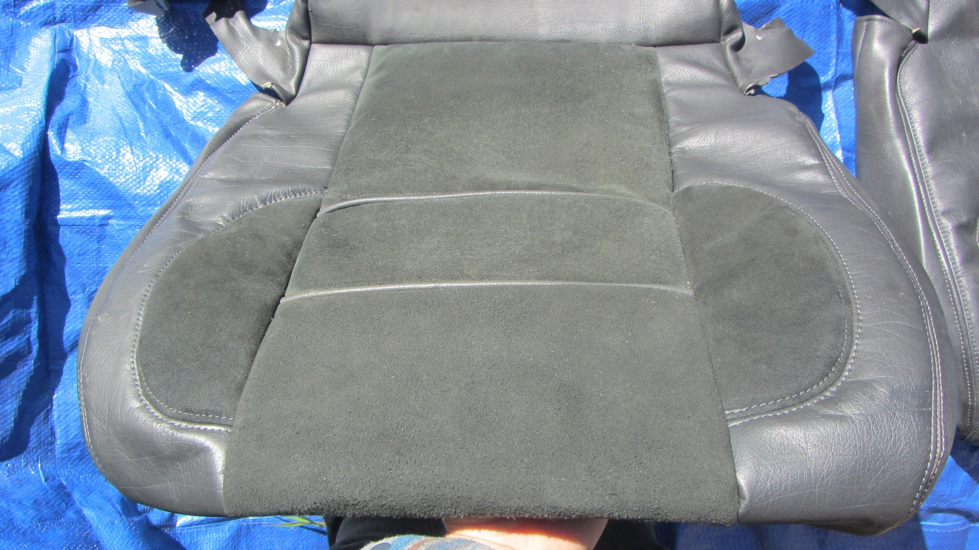 Interior/Upholstery - Volvo 850r original leather alcantara seat skins covers - Used - 1996 to 1997 Volvo 850 - Sacramento, CA 95831, United States