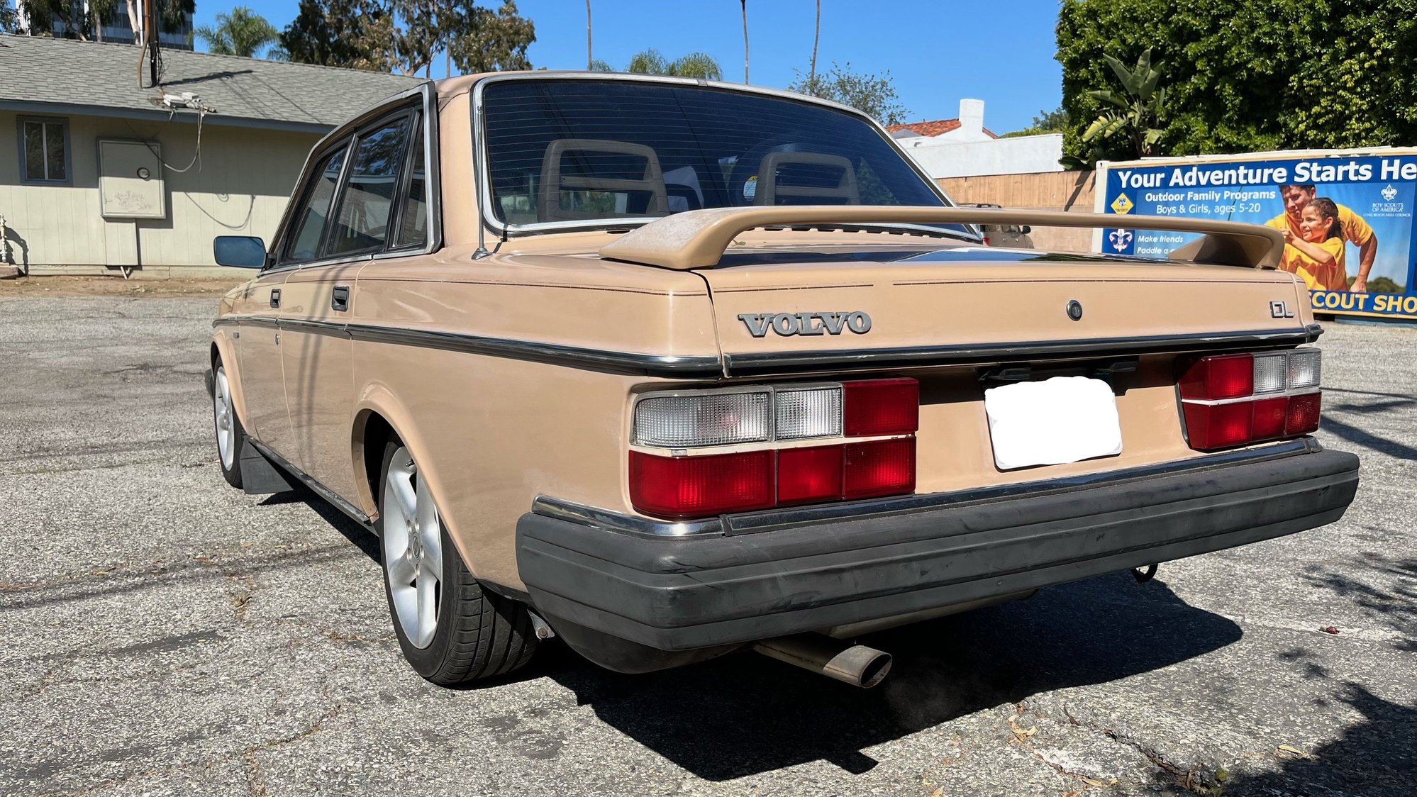 1985 Volvo 244 - Clean Lowered '85 240 DL - Used - VIN 12345678910111213 - 201,000 Miles - 2WD - Automatic - Sedan - Beige - Long Beach, CA 90807, United States